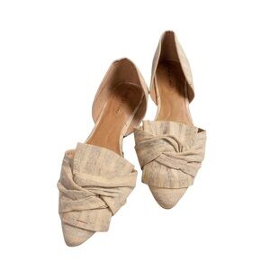 Lane Bryant Linen Knot Flats
